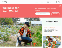 Tablet Screenshot of mindbodygreen.com
